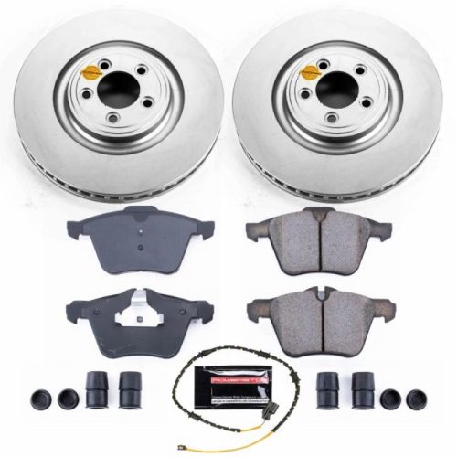 2013-2018 Jaguar XJ Front Z23 Evolution Sport Coated Brake Rotor and Carbon-Fiber Ceramic Pad Assembly - Premium Replacement