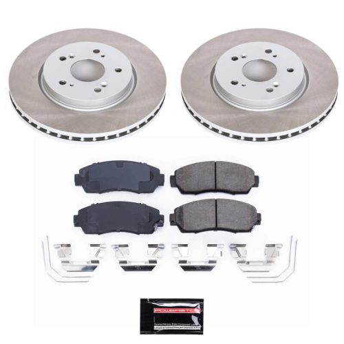 2011-2015 Honda Crosstour Front Semi-Coated Rotor Brake Kit - Premium Replacement for Heavy-Duty Fleet and Truck Applications
