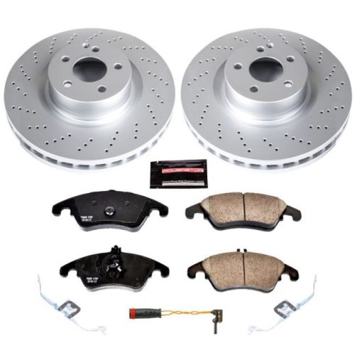 2012-2015 Mercedes-Benz C250 Front Z23 Evolution Sport Coated Brake Kit - Heavy-Duty Performance Replacement