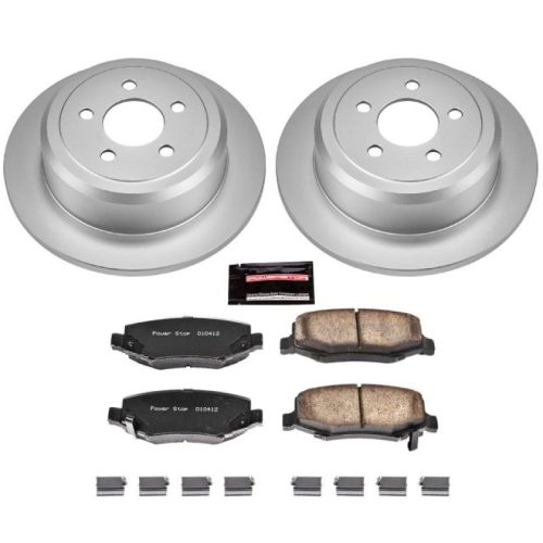2007-2012 Dodge Nitro & 2010-2011 Jeep Liberty Heavy-Duty Brake Rotor and Ceramic Pad Assembly - Premium Replacement