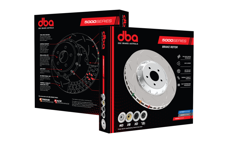DBA 5000 Series Front Slotted Rotor Rings for Subaru Impreza 2004-2014 - Premium Replacement - Image 7