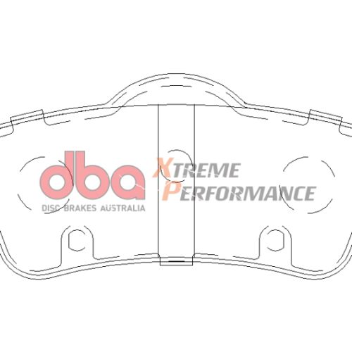 DBA XP650 Heavy-Duty Rear Brake Pads for Pontiac G8 and Chevrolet Caprice 2008-15 - Premium Replacement