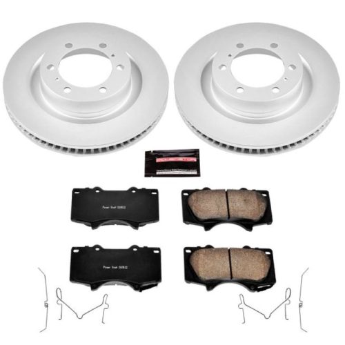 2010-2015 Toyota 4Runner Heavy-Duty Front Brake Rotor and Ceramic Pad Assembly - Premium Replacement