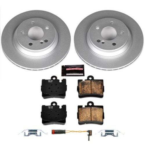 2000-2003 Mercedes-Benz S430, CL500 Heavy-Duty Brake Rotor and Carbon-Fiber Ceramic Pad Assembly - Premium Replacement
