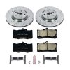 2013-2017 Lexus GS350 Front Z23 Evolution Sport Brake Kit - Heavy Duty Drilled and Slotted Rotors with Carbon-Fiber Ceramic Pads - Premium Replacement
