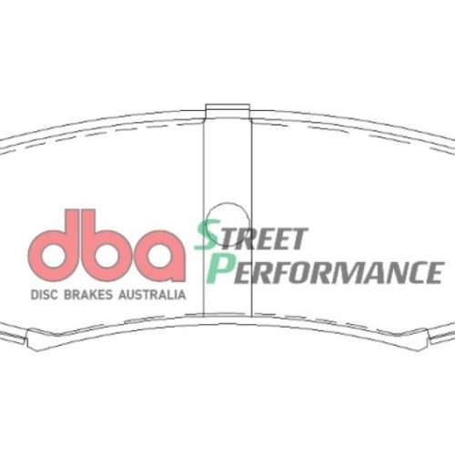 DBA Street Performance Brake Pads Rear Fitment for 2010-13 Toyota 4Runner and Lexus GX460 - Premium Replacement