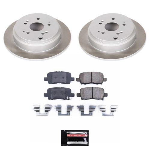 2002-2004 Honda Odyssey Rear Semi-Coated Rotor Brake Assembly - Premium Replacement