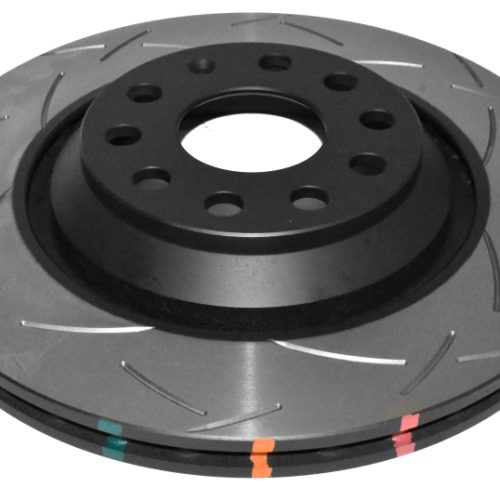 DBA 4000 Series T3 Slotted Rear Brake Rotor for Volkswagen CC and Skoda Superb 2009-12 - Premium Replacement - Image 2