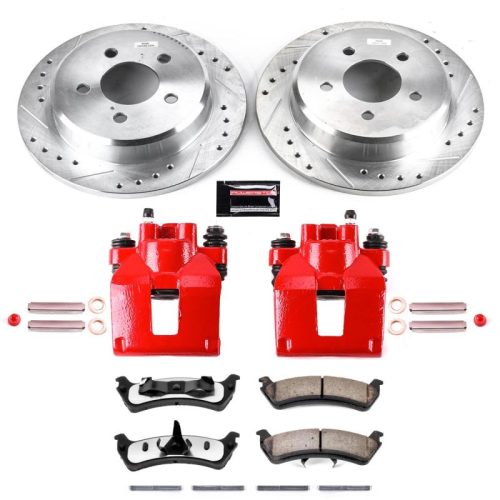 2001-2000 Mercury Mountaineer & Ford Explorer Heavy-Duty Brake Rotor and Ceramic Pad Assembly - Premium Replacement