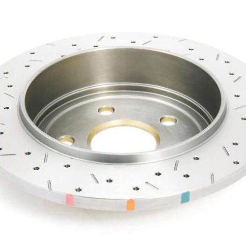 DBA Street Series Cross Drilled and Slotted Rear Rotor for Jeep Commander and Grand Cherokee 2005-2010 - Premium Replacement - Image 7