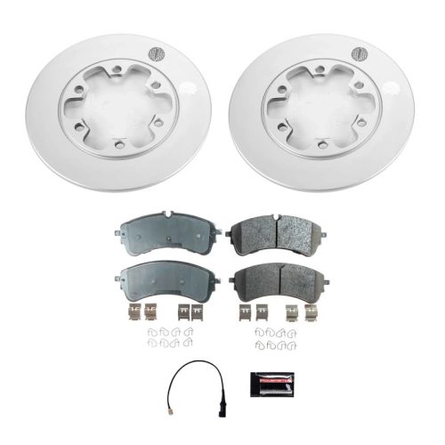 2021 Ford Transit-150 Rear Z17 Coated Brake Rotor and Ceramic Pad Assembly - Heavy-Duty Fleet Replacement