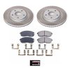 2011-2014 Nissan Juke Front Semi-Coated Rotor Brake Kit with Ceramic Pads - Premium Replacement
