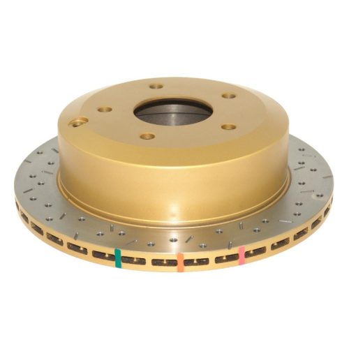 DBA 4000 Series Rear Slotted and Drilled Rotor for Pontiac GTO 2005-06 - High-Performance Replacement