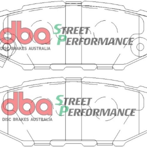 DBA Street Performance Rear Brake Pads for Subaru Legacy 2005-2009 - Premium Replacement