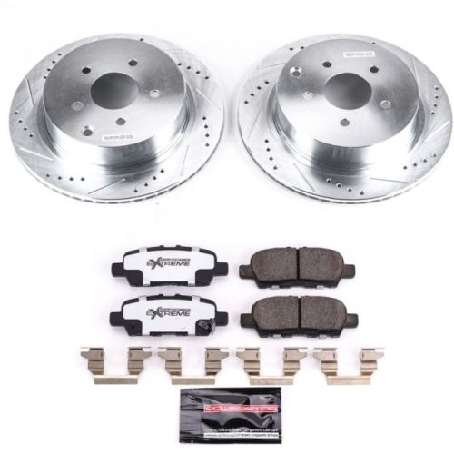 2018-2020 Infiniti Q50 & Q60 Rear Z26 Street Warrior Brake Upgrade Kit - Premium Replacement