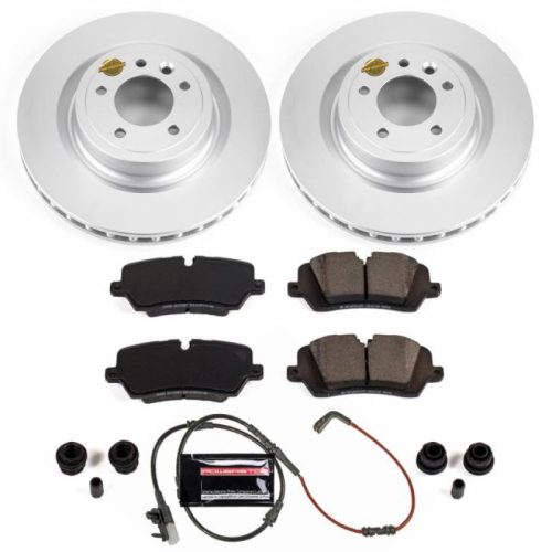 2014-2015 Land Rover Range Rover & Range Rover Sport Heavy-Duty Brake Rotor and Carbon-Fiber Ceramic Pad Assembly - Premium Replacement