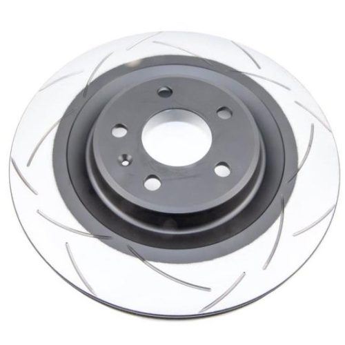 DBA Street Series T2 Slotted Brake Rotor - Rear Fitment for Audi A4 Quattro, A5 Quattro, Q5 2007-2013 - Premium Replacement - Image 2
