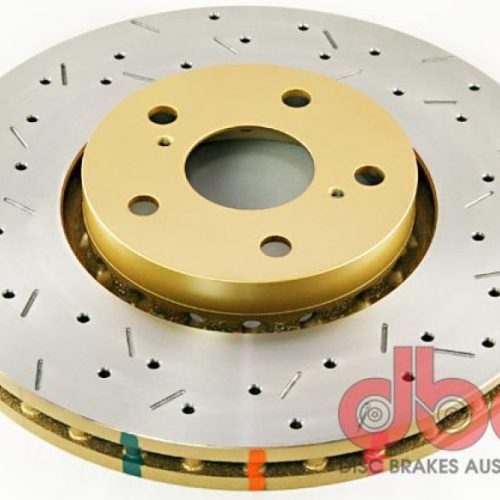 DBA 4000 Series Drilled & Slotted Rotor for Lexus RX330 RX350 RX400h 2004-12 Premium Replacement