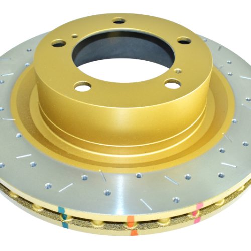 DBA 4000 Series XS Front Drilled and Slotted Rotor for Toyota Tundra and Sequoia 2008-11 - Premium Replacement - Image 2