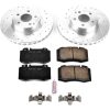 2004-2006 Mercedes-Benz E500 Front Z23 Evolution Sport Brake Rotor and Pad Upgrade Kit - Premium Replacement