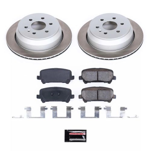 2015-2016 Chevrolet Colorado & GMC Canyon Rear Semi-Coated Rotor Brake Assembly - Premium Replacement