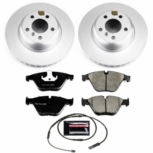 2014-2018 BMW 528i, 640i & xDrive Front Brake Rotor and Pad Assembly - Heavy Duty Performance with Geomet Coated Rotors and Carbon-Fiber Ceramic Pads - Premium Replacement