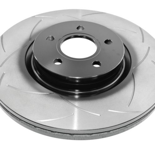 DBA Street Series T2 Slotted Brake Rotor for Ford Focus, C30, C70, Lincoln MKC, Transit Connect 2011-15 - Premium Replacement - Image 2