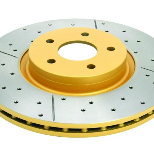 DBA Street Series Cross Drilled and Slotted Rotor for 2011-15 Volvo C30, C70, Ford C-Max, Lincoln MKC, Transit Connect - Premium Replacement - Image 2