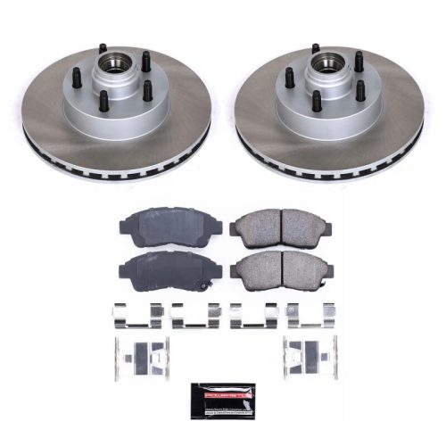 2001 Mercury Mountaineer, 2000-2001 Ford Explorer Front Semi-Coated Rotor Brake Assembly - Premium Replacement