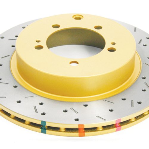 DBA 4000 Series Rear Drilled & Slotted Rotor for Mitsubishi Lancer 2003-06 - Premium Replacement - Image 6