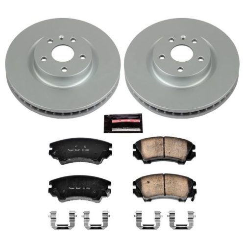 2011-2017 Chevrolet Caprice Front Brake Rotor and Ceramic Pad Assembly - Premium Replacement