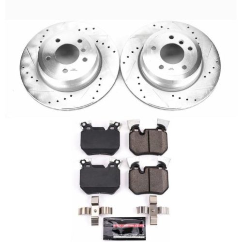 2008-2010 BMW 135i Rear Z23 Evolution Sport Brake Assembly - Premium Heavy-Duty Replacement