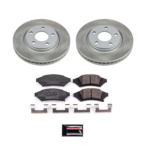 2007-2010 Pontiac G6, 2007-2009 Chevrolet Cobalt, 2009-2010 Chevrolet Malibu, 2009 Saturn Aura Front Semi-Coated Rotor Brake Assembly - Premium Replacement