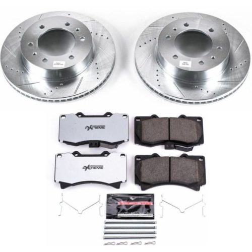 2006-2010 Hummer H3 Front Heavy-Duty Brake Rotor and Pad Assembly - Premium Replacement