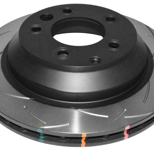 DBA 4000 Series Rear Slotted Rotor for Volkswagen Touareg and Audi Q7 2004-2010 - Premium Replacement