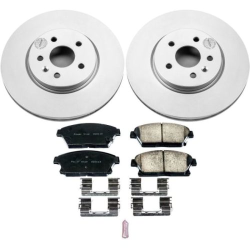2015-2017 Chevrolet Trax Front Z17 Evolution Geomet Coated Brake Rotor and Ceramic Pad Assembly - Premium Replacement