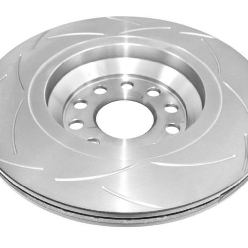 DBA Street Series T2 Slotted Rear Rotor for 2009-12 Volkswagen Golf R and 2009-12 Audi S3 8P 2.0T - Premium Replacement