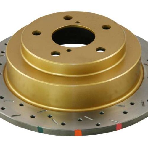 DBA 4000 Series XS Rotor for Subaru Impreza 1998-2007 Rear Drilled and Slotted Replacement - Image 6