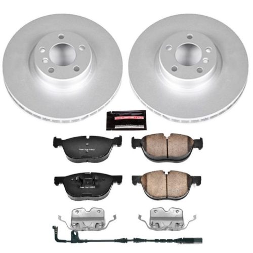 2007-2010 BMW X5 and X6 Front Brake Rotor and Carbon-Fiber Ceramic Brake Pad Assembly - Heavy-Duty Performance Replacement