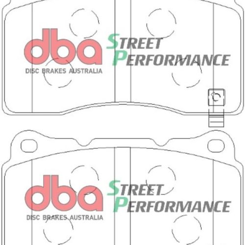 DBA Street Performance Brake Pads for Mitsubishi Lancer 2004-2006 and Ford Mustang 2011 - Premium Replacement - Image 4