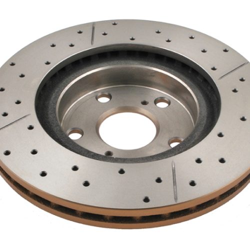 DBA Street Series Drilled and Slotted Rotor for Lexus ES350, Toyota Camry, Avalon, RAV4, and Scion tC 2010-11 - Premium Replacement - Image 3