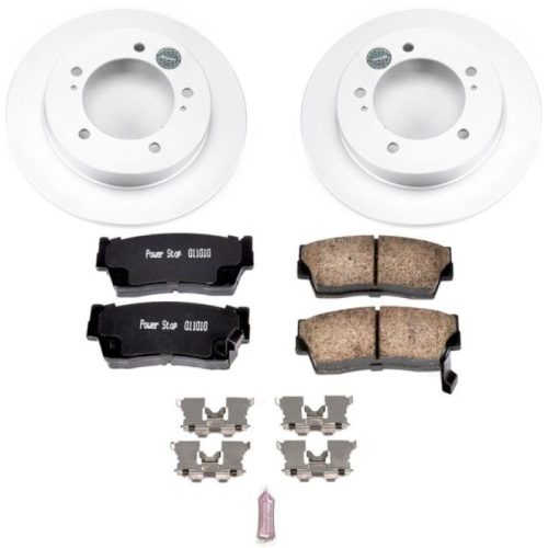 1991-1998 Geo Tracker Front Brake Rotor and Ceramic Pad Assembly - Heavy-Duty Fleet Replacement