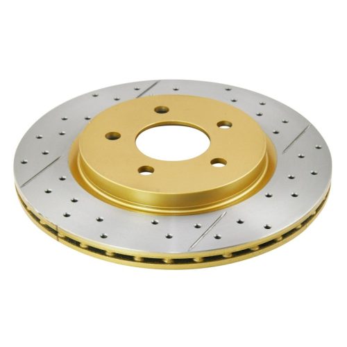 DBA Street Series Rear Drilled and Slotted Rotor for Ford Mustang 2011-13 - Premium Replacement