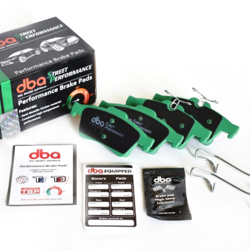 DBA Street Performance Rear Brake Pads for Subaru Impreza 2004-2007 - Premium Replacement - Image 2