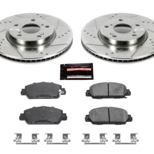 2014-2018 Honda Accord Front Z23 Evolution Sport Brake Kit - Premium Heavy-Duty Rotors & Carbon-Fiber Ceramic Pads Upgrade