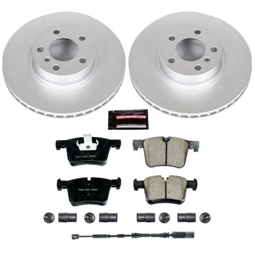 2011-2017 BMW X3 & X4 Front PowerStop Z23 Evolution Sport Coated Brake Rotor and Pad Assembly - Premium Replacement
