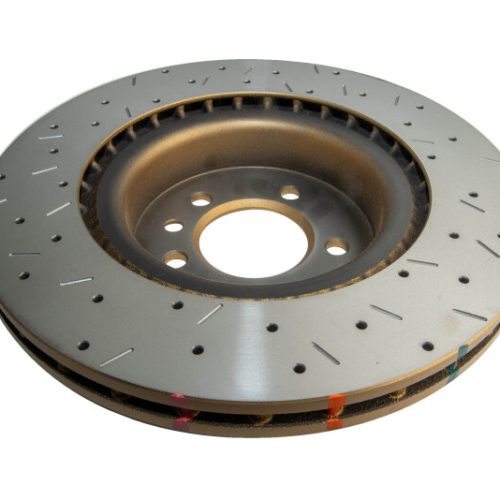 DBA 4000 Series Drilled and Slotted Front Rotor for Land Rover LR4 and Range Rover Sport 2010-12 - Premium Replacement - Image 6