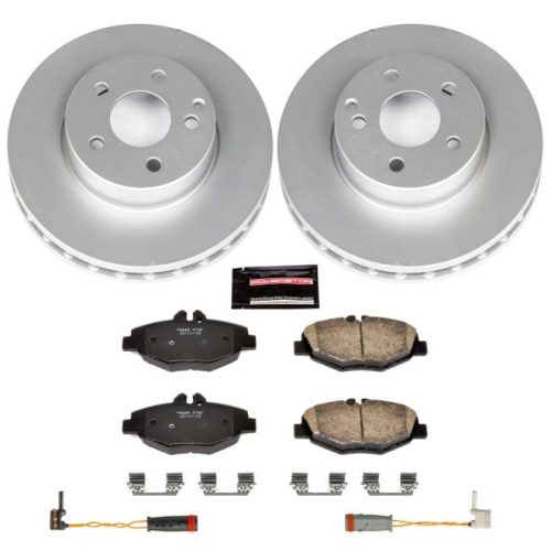 2003-2009 Mercedes-Benz E320 and E350 Front Z23 Evolution Sport Coated Brake Kit - Heavy-Duty Replacement for European Vehicles