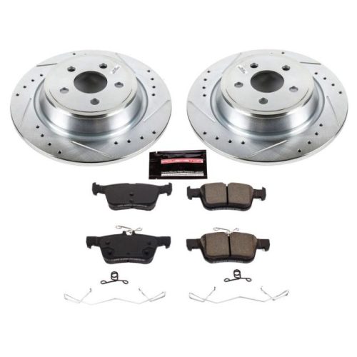 2017-2019 Lincoln Continental & Ford Edge Rear Z23 Evolution Sport Brake Performance Upgrade - Premium Replacement