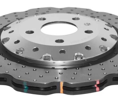 DBA 5000 Series Brake Rotor for Audi RS5 2013-15 Rear High Performance Wavy Drilled Replacement - Image 5